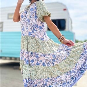 Patterned Maxi Dress